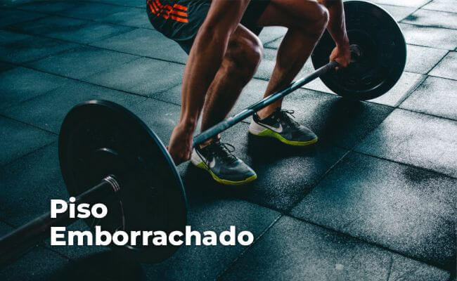 Piso Emborrachado Academia