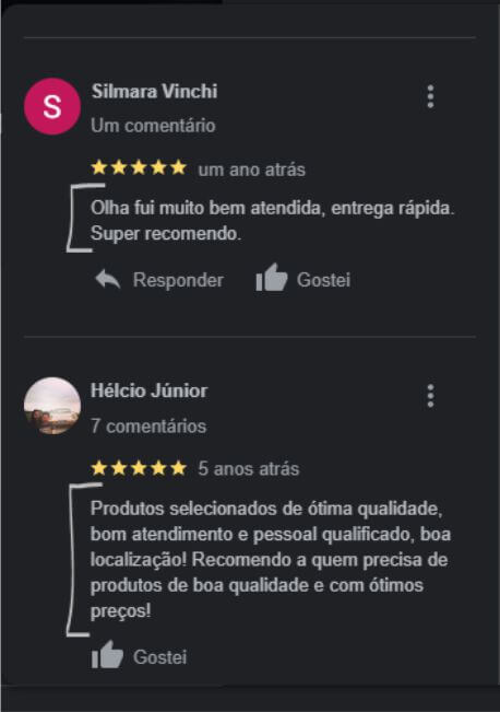 O que nossos clientes falam da gente